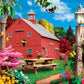 MasterPieces - 300 Piece Jigsaw Puzzle, Large EZ Grip Shapes, A Delightful Day, Fun for Adults, Seniors, Family, Kids, Non-Glare