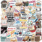 Writer Stickers,50 Pcs Love Reading Aesthetic Waterproof Stickers,Vinyl Stickers For Students, Bookish Gifts Stickers For Bookis