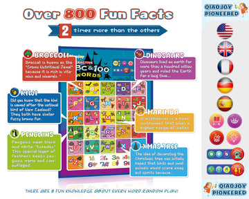 Bilingual Interactive For Kids Talking Usa Map Alphabet Poster For Toddlers Learning And Educational Toys,Talking Educational Chart For Ages 3 To 12 Years Old,Learning Abc Letters For Preschool/Gift