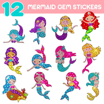 Blue Squid Diamond Painting Kits For Kids - Mermaids Diamond Art For Kids, 5D Gem Art Kits For Kids, Kids Arts & Crafts, Gift For Boys & Girls 5 6 7 8 9 10 11 12