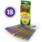 Crayola Twistable Colored Pencils, 18 Count (68-7418)