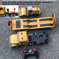 Remote Control Semi Truck Toy For Kids - 1:24 RC Semi-trailer Engineering Tractor With Sound And Lights, Trailer Truck Toy With