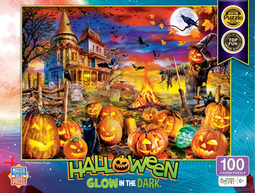 Halloween - Glow In The Dark - The Pumpkin Kings 100Pc Puzzle