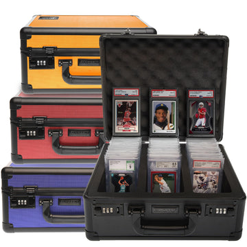 Panopply SLAB protective covering 120+ 3 Row Psa Graded Card Storage Box Graded Card Case Psa Slab Case for Graded Cards Psa Card Case Baseball Card Cases for Sports Cards Storage (BLACK)