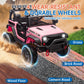 Okybaby 24V Kids Ride On Jeep Car, 400W Motor Ride On Toys W/Parents Remote Control, Electric Cars For Kids With 4-Wheel Suspens
