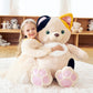 EARTHSOUND Giant Cat Plush Toy - 30" Jumbo Soft Stuffed Animal, Cute Fluffy Polyester Kitten, Model 2236535, Perfect Gift for Kids