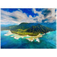 MyPuzzle 1000 Piece Jigsaw Puzzle - Aerial View Na Pali Coast, Kauai, Hawaii, Colorful Cardboard for Adults