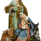 Roman Josephs Studio Slim Profile Holy Family With Barn Animals Figurine, 7.5-Inch