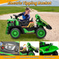 Joyracer 24V 2 Seater Ride On Dump Truck, Kids Electric Car W/2X200W Powerful Motors, Ride On Construction Vehicles W/Electric D