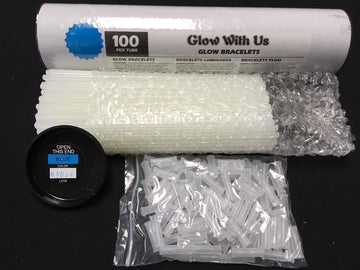 Glow Sticks Bulk Wholesale Bracelets, 1000 8    Blue Glow Stick Glow Bracelets, Bright Color, Glow 8-12 Hrs, Glow Party Favors S