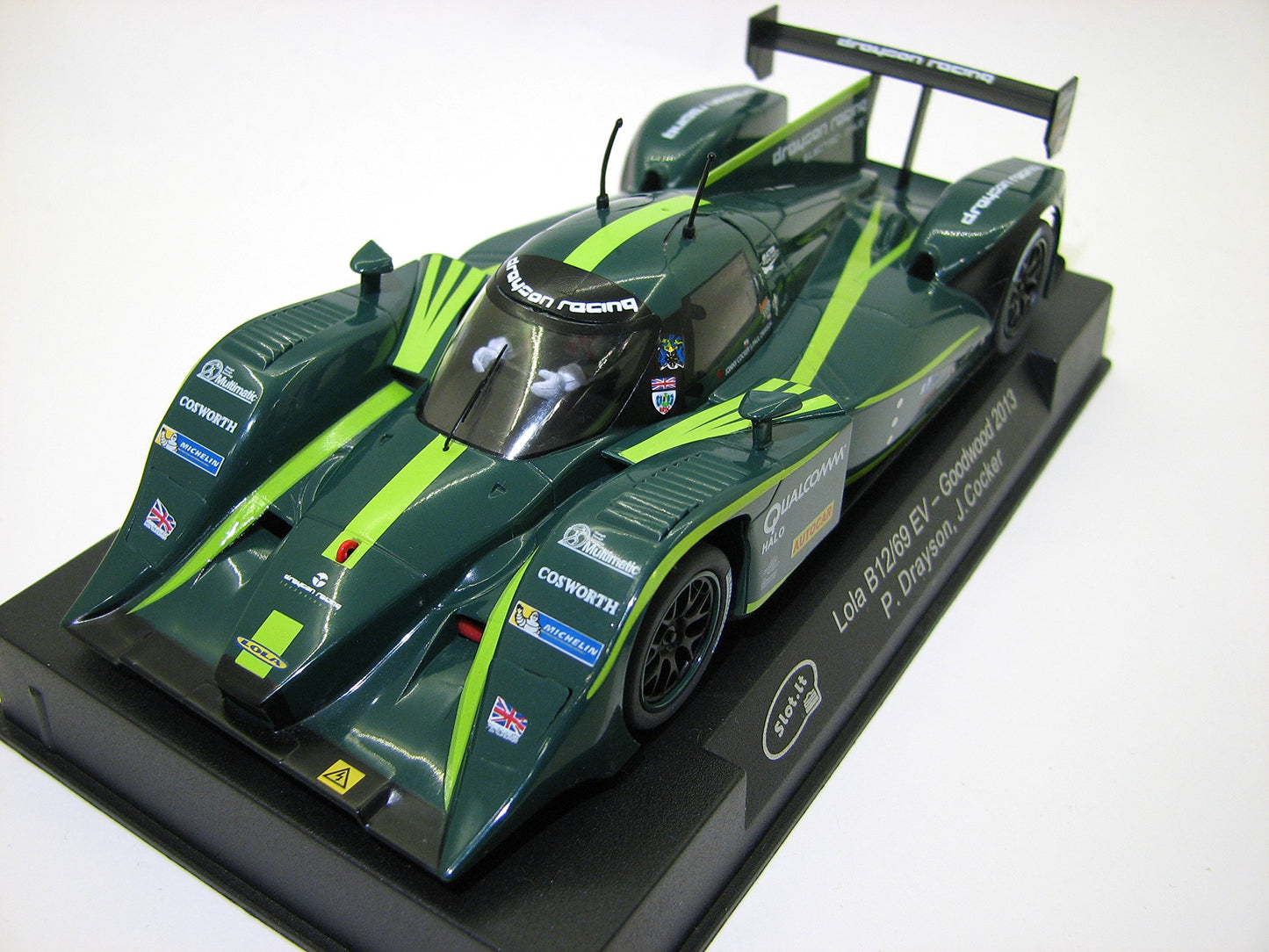 Slot.It Lola B12/69 EV Slot Car - Goodwood 2013, 1:32 Scale, Plastic, Model SICA22E