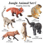 16Pcs Forest Animals Baby Figures, Woodland Creatures Baby Toy Figurines, Miniature Toys Cake Toppers Cupcake Toppers Birthday G