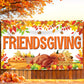 Katchon, Friendsgiving Backdrop - Xtralarge, 72X44 Inch | Friendsgiving Photo Backdrop For Friendsgiving Party Decorations | Happy Friendsgiving Banner For Happy Friendsgiving Decorations For Party