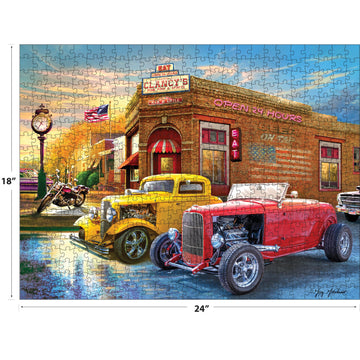 Roseart - American Nostalgia - American Grill - 550 Piece Jigsaw Puzzle For Adults