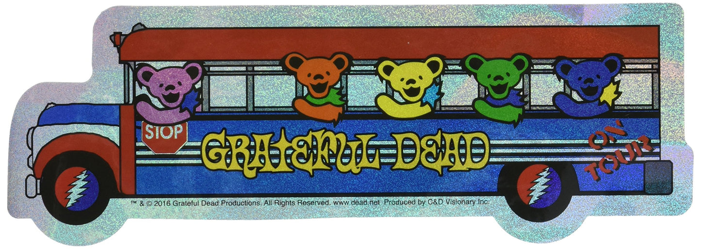 C&D Visionary Sticker Grateful Dead Bear Bus New Toys