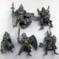 Fantasy Battles Paladins 54 Mm 1/32 - 5 Fantasy Figures Tehnolog Russian Toy Soldiers Dnd Action Miniatures