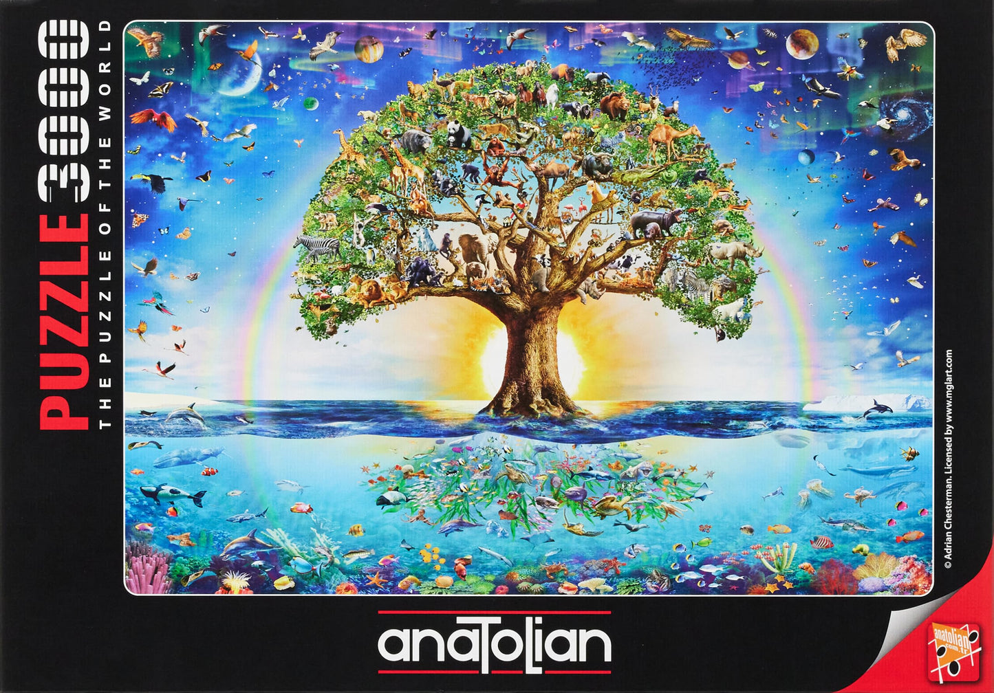 Anatolian Puzzle - Tree Of Life, 3000 Piece Jigsaw Puzzle, #4927