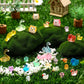 Seenelling 240 Pcs Mini Resin Animals Miniature Luminous Animals Ducks Mushrooms Owls Flamingos Tiny Glow in The Dark Figures fo