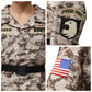 Spooktacular Creations Army Costume For Kids, Desert Camo Military Costume, Halloween Costumes For Boys Pretend Play Party-Xl