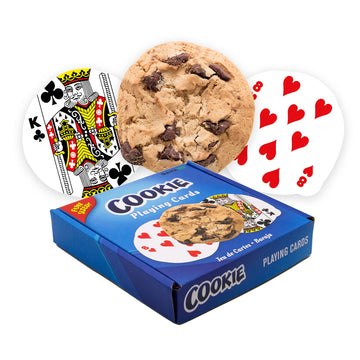 Gamago Cookie Playing Cards - Cookie Shaped Deck Of Cards To Play Your Favorite Card Games For Birthdays, Stocking Stuffers, Whi