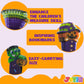 JOYIN 144 PCS Halloween Bookmark Rulers Party Favor Pack (6 Designs) with Halloween Themed Prints for Holiday Decorations, Goodi
