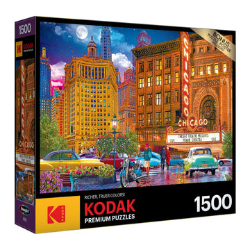 Roseart - Kodak Premium - Chicago - 1500 Piece Jigsaw Puzzle For Adults