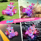 Carsky Remote Control Car RC Stunt Cars for Girl 360Stunt Rotation 4WD Remote Cars for Kids 3-6 Double Sided RC Car with LED Lig