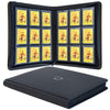 D Dacckit Toploader Binder, Holds 288 Toploaders, 9 Pocket Top Loader Binders With Sleeves For 3'' X 4'' Rigid Card Holders For 