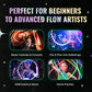Ultrahoop Shuffle Led Hoop - 30 Smart Auto Color Changing Led Lights With 100+ Modes & Patterns - Rechargeable Battery, Hdpe Collapsible, Advanced To Beginner Hoola Hoops - 32” X 3/4' Od - Ultrapoi
