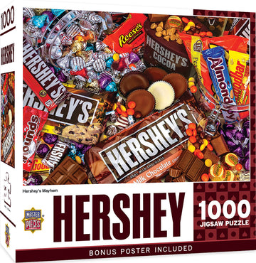 Masterpieces 1000 Piece Jigsaw Puzzle For Adults, Family, Or Youth - Hershey'S Mayhem - 19.25'X26.75'