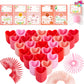 Joyin 30 Packs Valentines Day Party Favors, Multi-Color Heart Coil Springs Toys, School Prize And Goodie Bag Stuffers, Stress Re