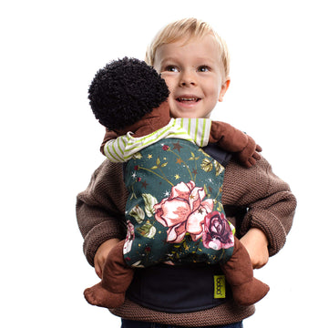 Boba Mini Doll Carrier Adorable Toy Carrier For Your Little Boy Or Girl (Forest Flower Child)