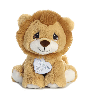Aurora® Inspirational Precious Moments™ Hamilton Lion Stuffed Animal - Cherished Memories - Enduring Comfort - Brown 8.5 Inches
