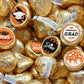 Black and Orange Grad Graduation Party Favors Stickers for Chocolate Kisses, Congrats Grad Stickers Graduation Candy Stickers,Cl