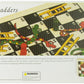 CHH Games Folding Wooden Snakes and Ladders Game - Brown, Model CHH1158, Classic Family Fun
