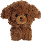Aurora® Poodle Stuffed Animal - Brown, 6.5 Inches, Polyester - Playful Teddy Pets™ Model 02553