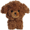 Aurora® Poodle Stuffed Animal - Brown, 6.5 Inches, Polyester - Playful Teddy Pets™ Model 02553