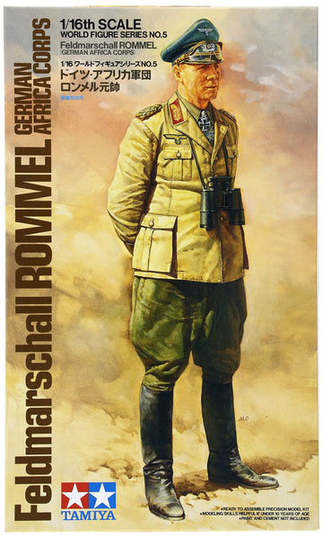 Tamiya 300036305 - 1:16 Wwii Figure Field Marching Rommel Africa