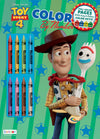 Toy Story Disney 4 32-Page Color by Number Activity Book with 8 Crayons 45662 Bendon