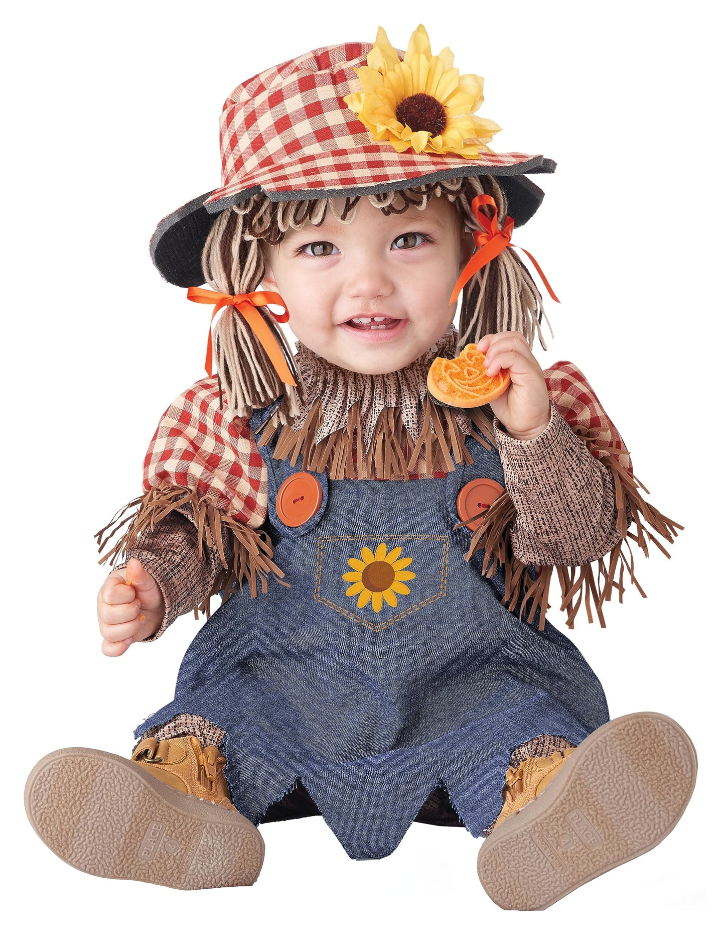 California Costumes Lil' Cute Scarecrow, Infant Costume, 18-24 Months,Blue/Brown