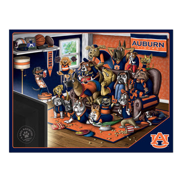 Youthefan Ncaa Auburn Tigers Purebred Fans 500Pc Puzzle - A Real Nailbiter