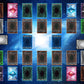 Transcend Cards 2 Player Duel Link Zones Custom Playmat - Rubber Game Mat 53 Cm X 63 Cm (Blue Galaxy Style) Compatible With Yugi