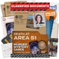 MMC Death at Area 51 - Thrilling Murder Mystery Games for Adults in a Classified Military Base - 47 Evidence Pieces, 150 Min Gam