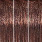 Voircoloria 3 Pack 3.3 x 6.6 ft Brown Foil Fringe Backdrop Curtains, Tinsel Streamers Party Decorations, Fringe Backdrop for Bir