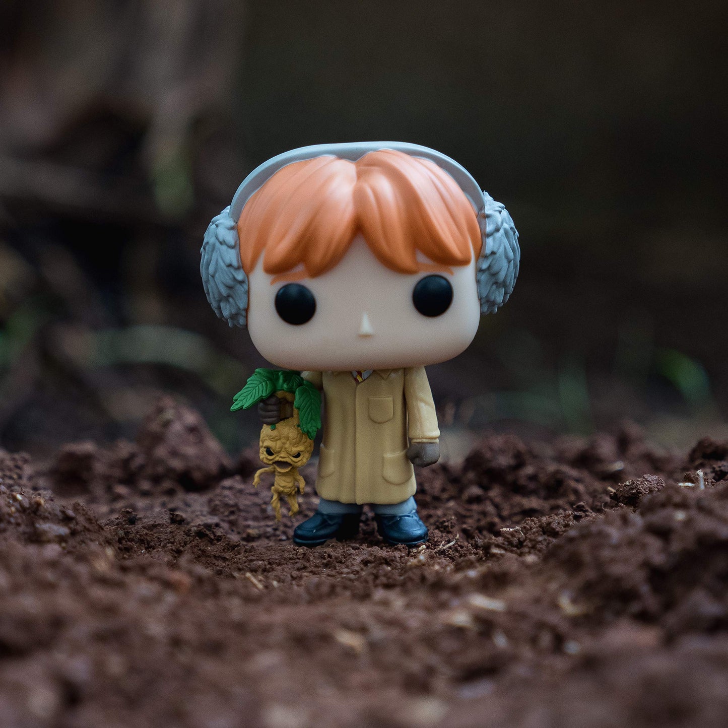 Funko POP! Harry Potter Ron Weasley Herbology Figure, Multicolor, Model 29501, Resin Collectible