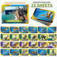 Oriate Dinosaur Toys Playset with Large Mat, 45 Pieces, Realistic Mosasaurus, T-Rex, Spinosaurus, Plastic, Great Gifts for Kids 3-7