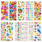 Stocking Stuffers For Kids - Puffy Stickers,3D Stickers For Kids Toddlers - 500+ Cute Stickers Pack,Christmas Party Favors For K