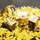 Gold Foil Mylar Round Confetti Circle Dot Graduation Wedding Table Scatter Centerpieces Baby Shower Birthday Engagement Receptio