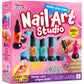 Klever Kits Nail Polish Art Kit for Kids, Kid-safe, Non-toxic Materials-Children Nail Studio With Glitter, Stickers Sequins, Str