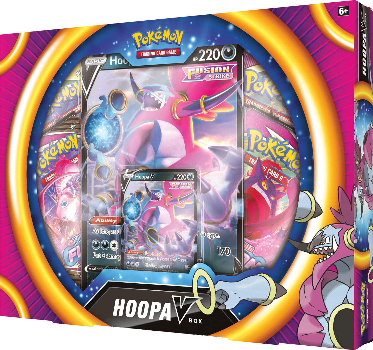 Pok  Mon | Hoopa V Box | Card Game | Ages 6+ | 2 Players | 10+ Minutes Playing Time